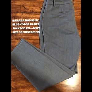 Banana Republic Blue Colored Pants—Size 10